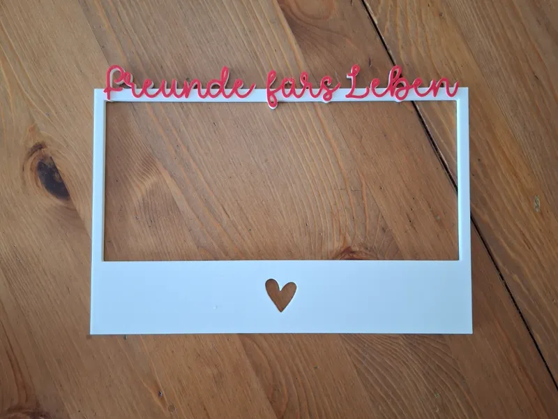Polaroid Panorama "Freunde" + "Familie"