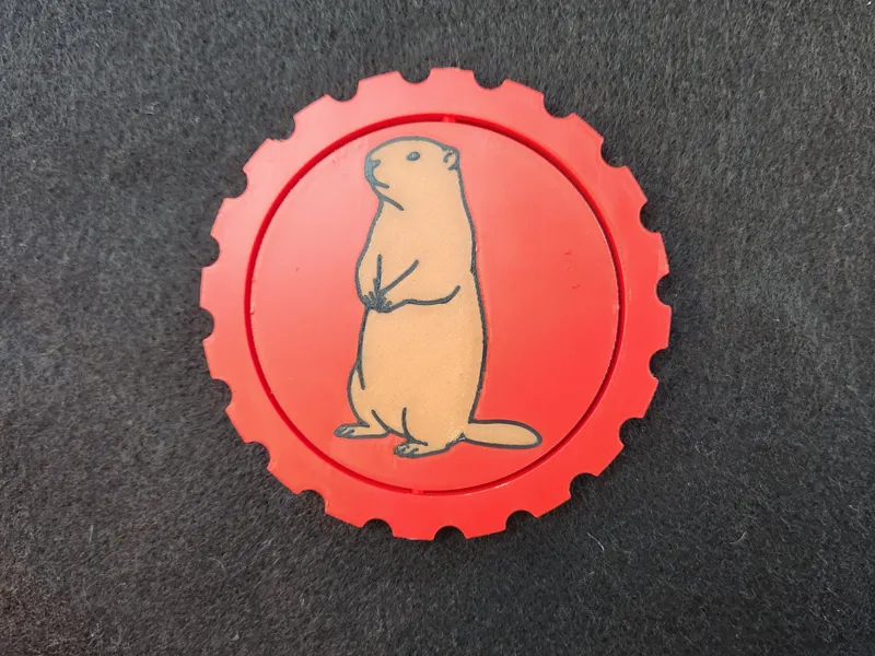 Groundhog Day Shadow Spinner Fidget