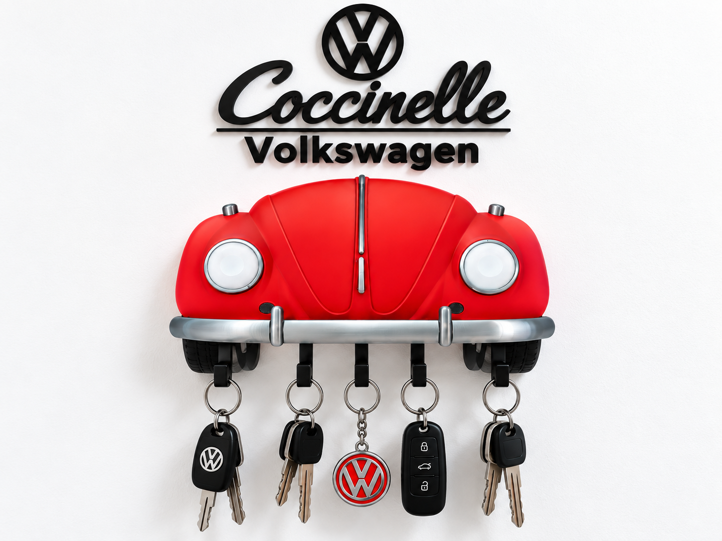 Volkswagen Coccinelle – Support mural porte-clés - 1