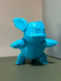 Carabaffe (Wartortle) Pokémon low poly — photo 2