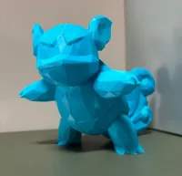 Carabaffe (Wartortle) Pokémon low poly — photo 1