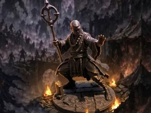 The Breach Purifier - Monk Miniature