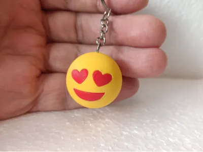 HEART EMOJI KEYCHAIN