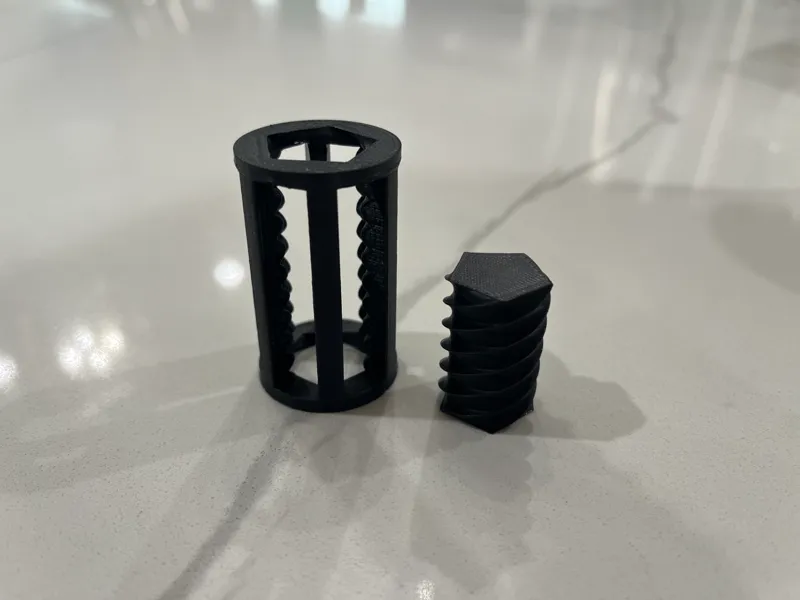 Pentagon pass through fidget