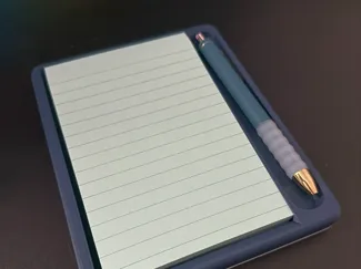 Post It Notepad Desk Organizer