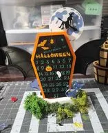 Halloween Countdown Calendar.