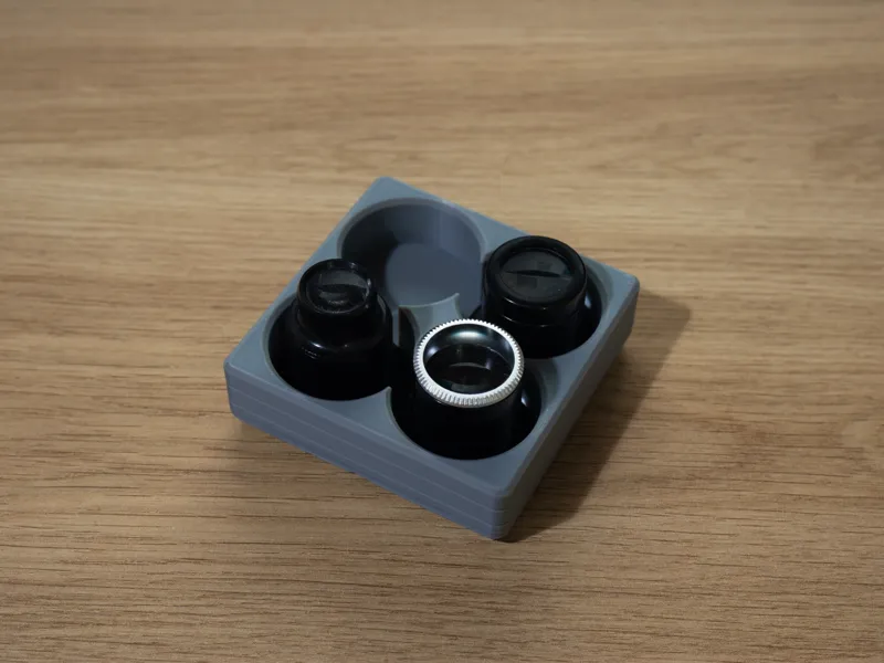 Watch 4 Loupes Organizer Gridfinity 2x2