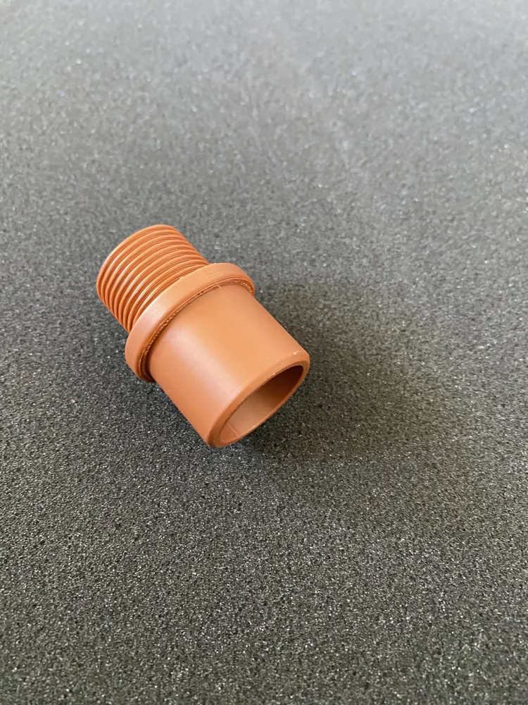 External Threaded Adapter 30mm to 3/4 inch External Thread Adapter - Free 3D Print Model - MakerWorld