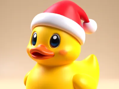 Christmas duck