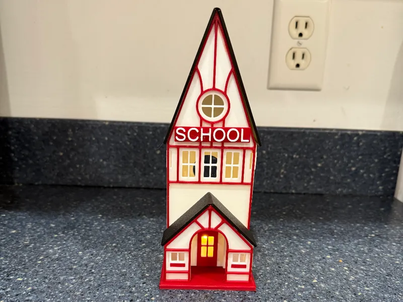 Christmas Village School