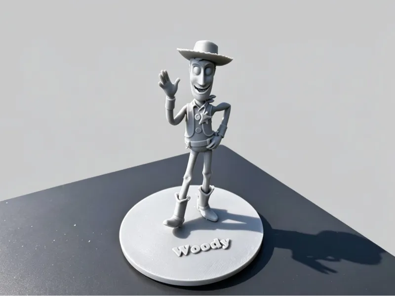 Woody with name plaque - toy story