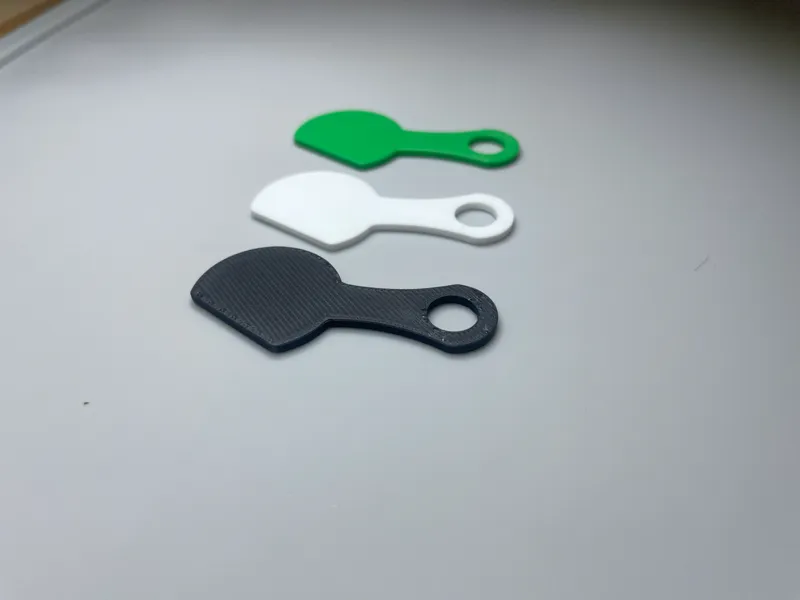 Removable Shopping Cart Coin Keychain