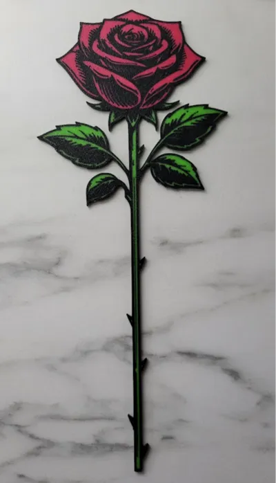 Simple refined rose