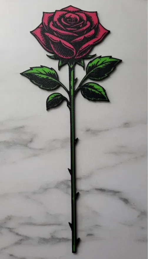 Simple refined rose