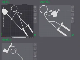 Stickman plant support