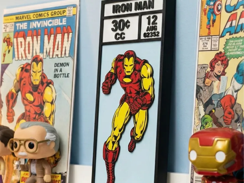 Iron Man Corner Box - Comic Decoration