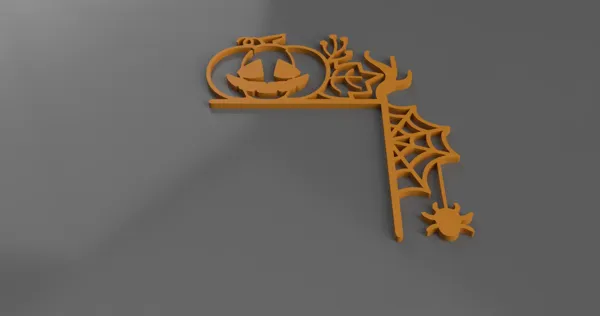 Décor de coin de porte Halloween