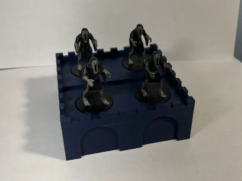 2x2 Miniature Display Stand Castle
