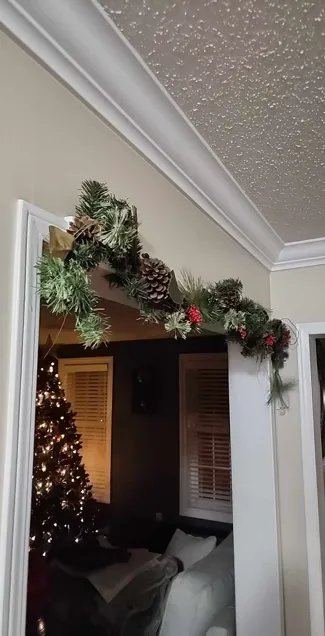 Door Trim Header hook for Garland or Lights