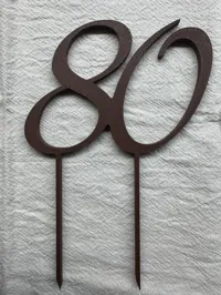 Topper de gâteau '80' — photo 2