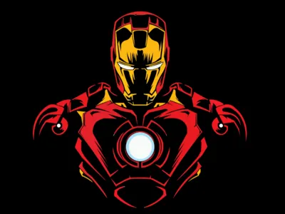 Colored Marvel Avenger Iron Man Hueforge