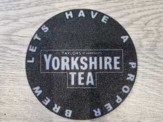 Yorkshire Tea Logo Novelty Coaster