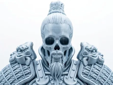 Skull Warrior Bust