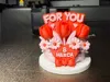 For You – 8 March Floral Heart | Multicolor 3D Printed Gift