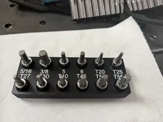 Husky 3/8 Allen and Torque bit Gridfinity