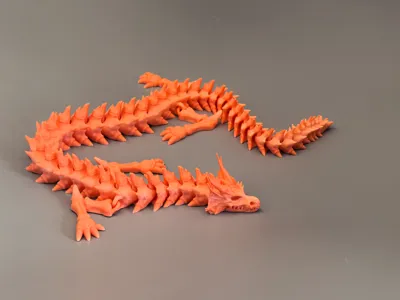 A bone dragon, no supports, MINI can also be printed directly from a phone