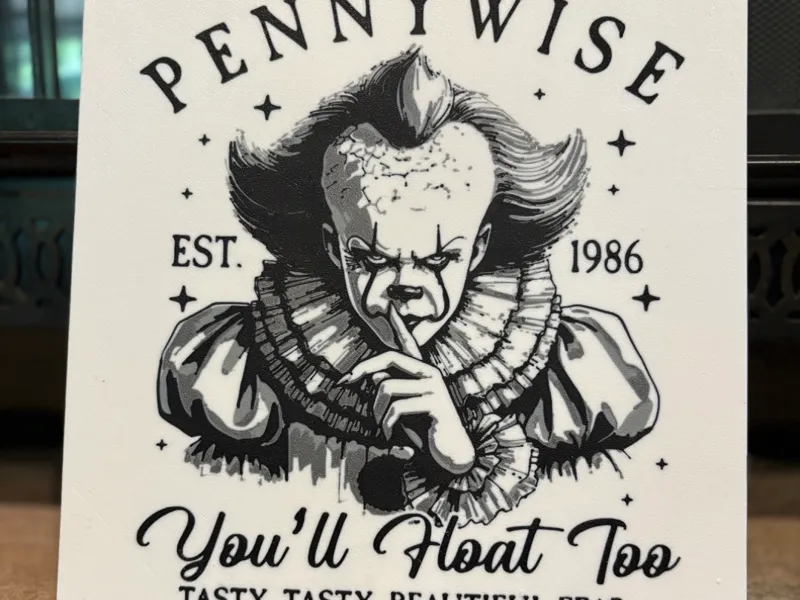 Pennywise Wall Decor Sign