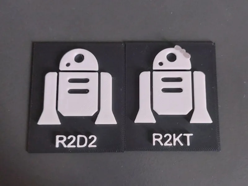 Star wars simple R2 unit logo