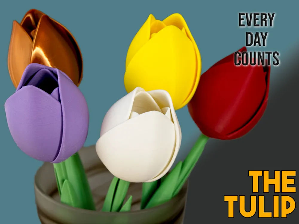 The Tulip - Free 3D Print Model - MakerWorld