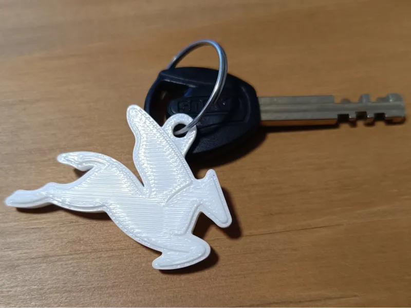 Pegasus keychain 