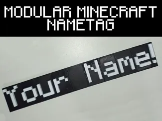 Modular minecraft nametag