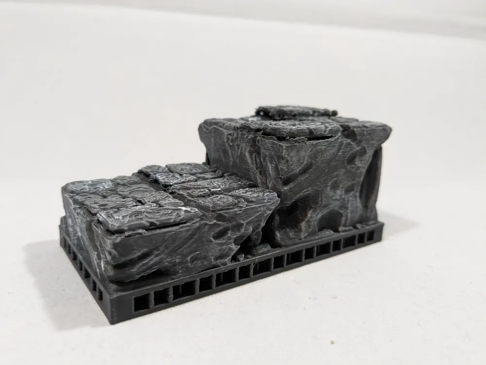 Cave stairs (OpenLOCK system) Remixed by Together 3D MakerWorld ...