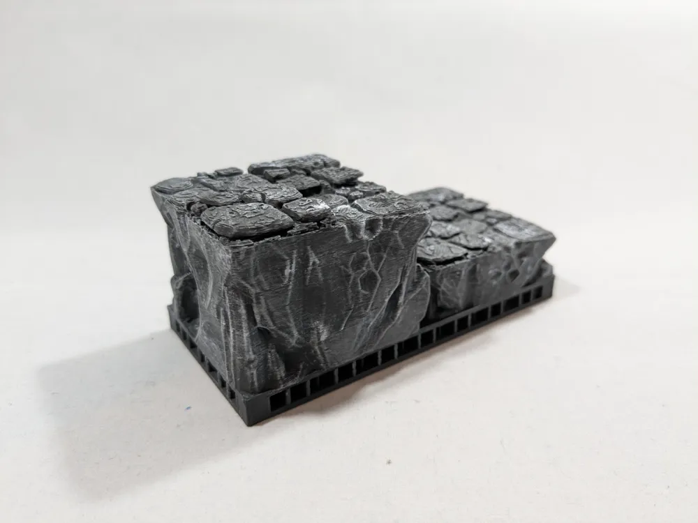 Cave stairs (OpenLOCK system) Remixed by Together 3D MakerWorld ...