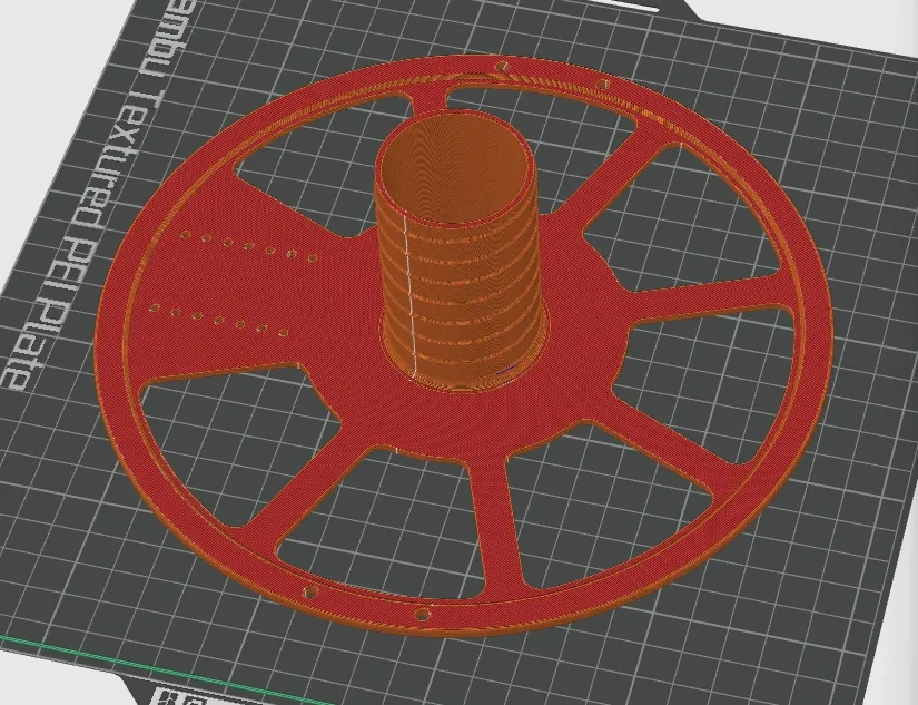 Miniatura 6 do modelo 3D ams通用料盘适配器 AMS Universal Spool Adapter 小料盘转换器
