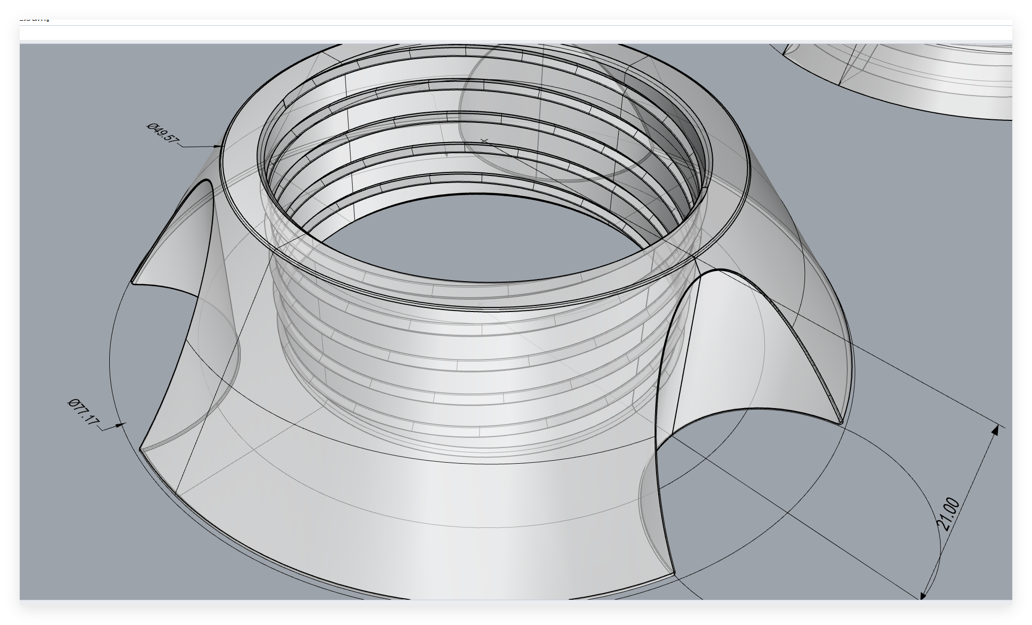 Miniatura 8 do modelo 3D ams通用料盘适配器 AMS Universal Spool Adapter 小料盘转换器
