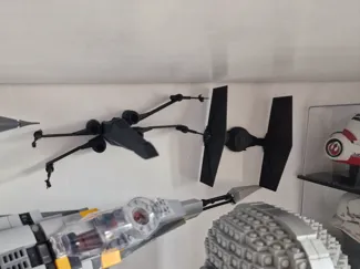 X-Wing and Tie Fighter Sliced Wall Decor