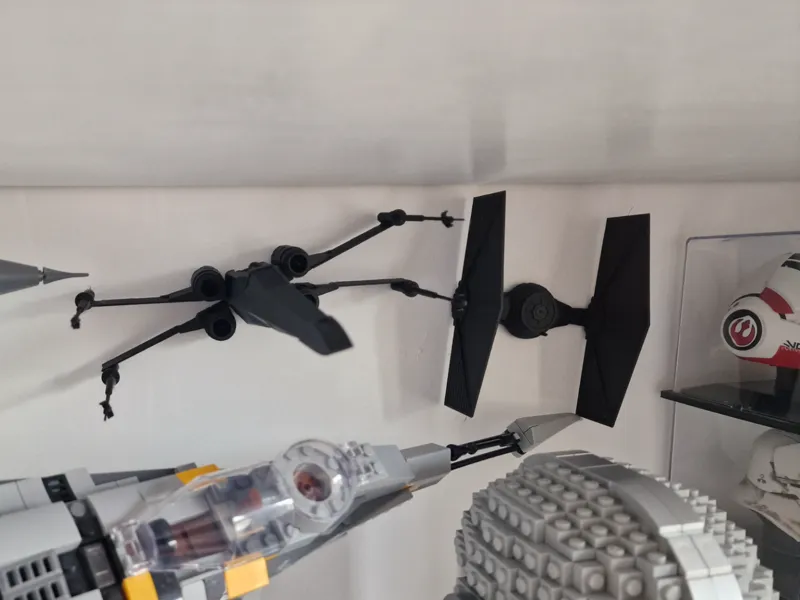 X-Wing and Tie Fighter Sliced Wall Decor
