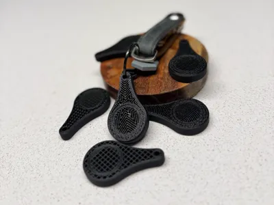 Spinning Fidget Keychain – Custom Infill Patterns