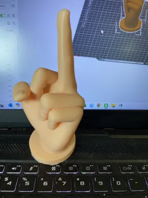 Middle Finger - Bad Finger - Rude Finger by Shawnknight MakerWorld ...