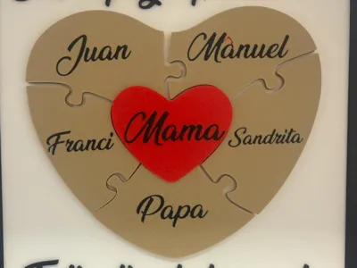 Personalized Heart Puzzle