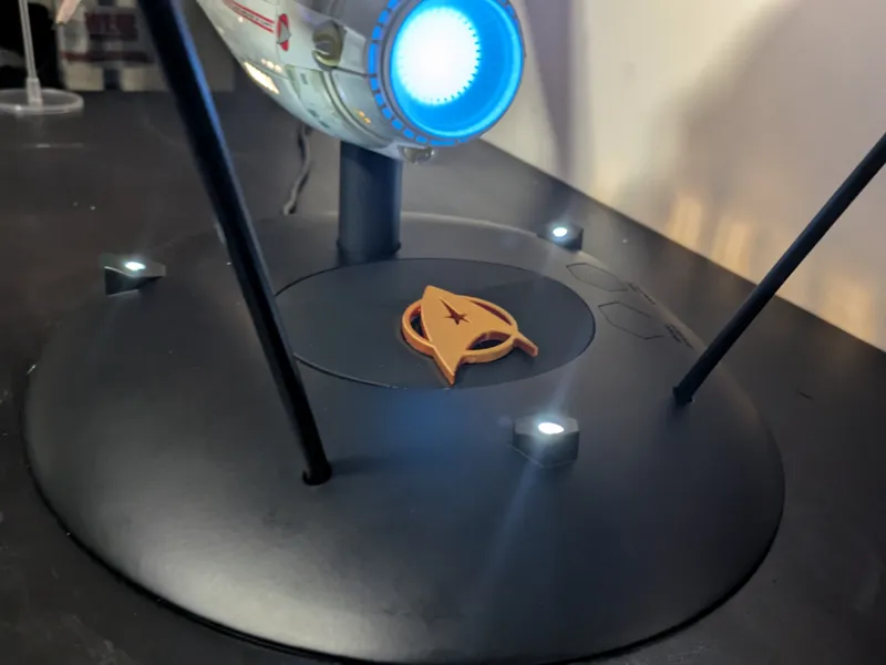 TOMY 1701 Enterprise Refit - Base Plate/Speaker