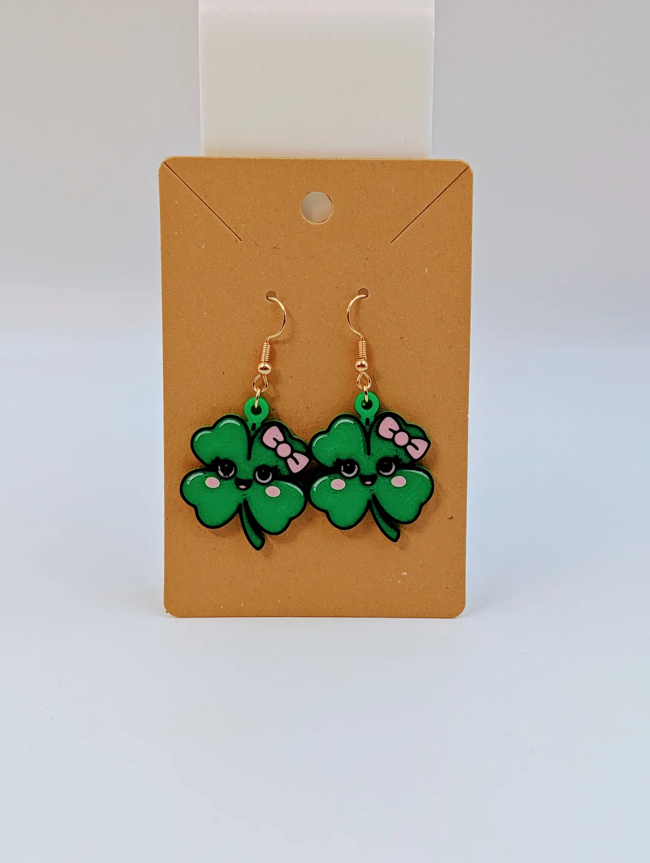 Happy Sham Earrings – A Little Luck You Can Wear! view 4