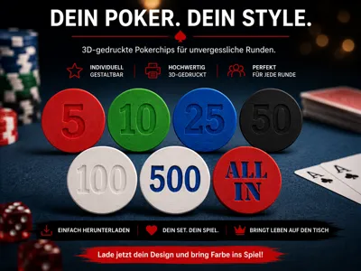Pokerchips | One/Two-Color | Casino Style