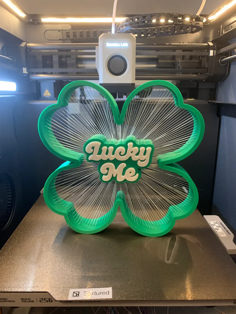Lucky Me String Art Clover