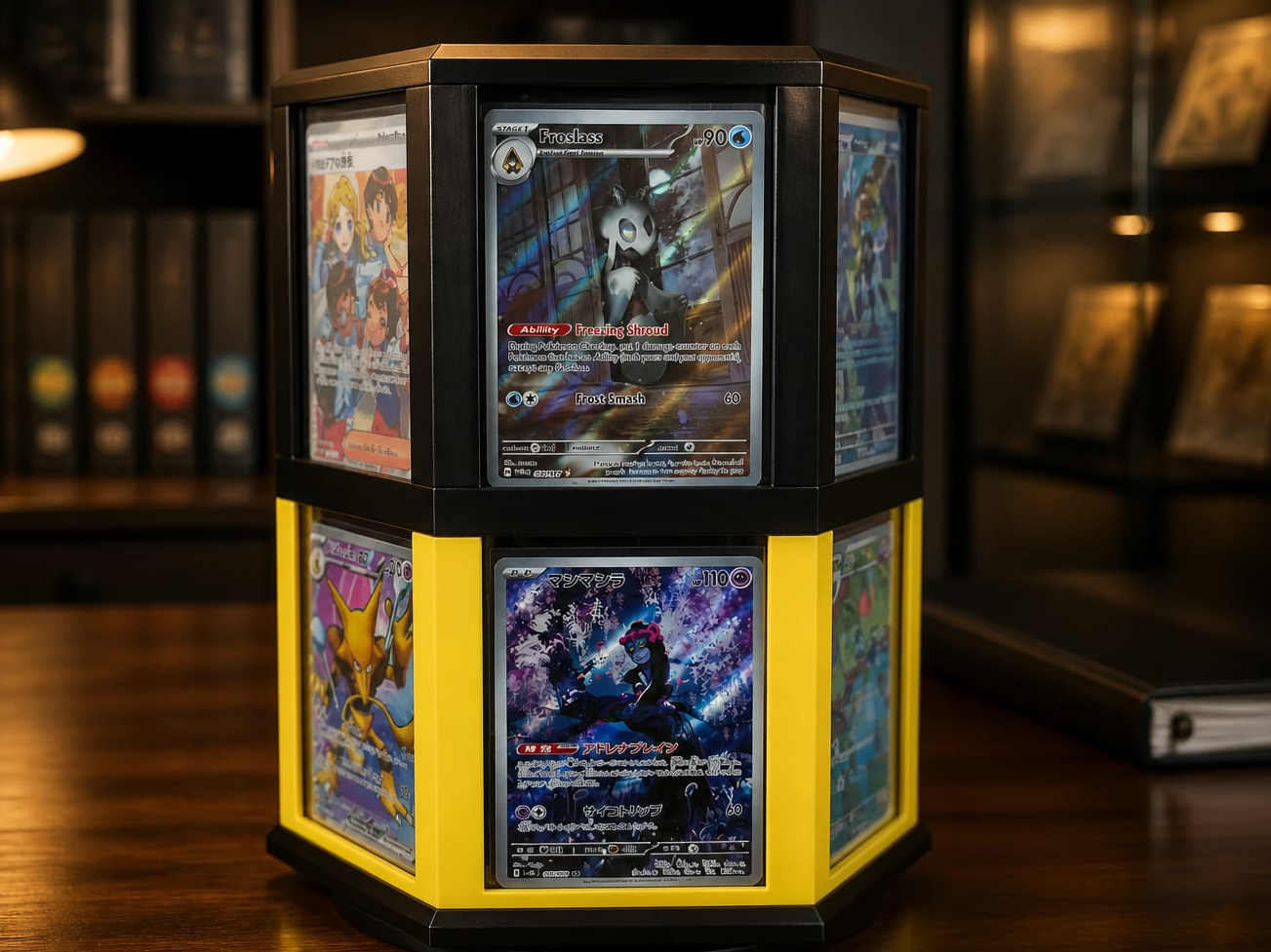 Rotating Top Loader Card Display
