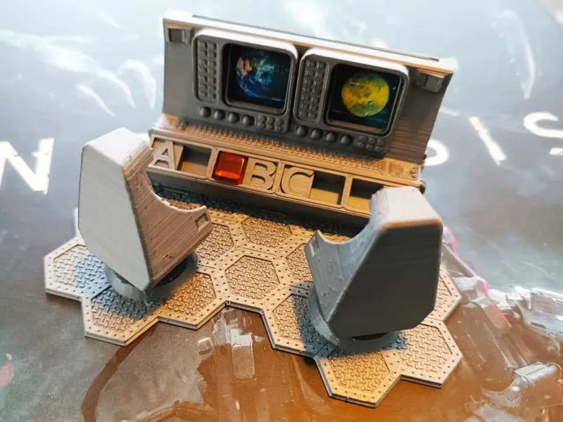 Nemesis original boardgame cockpit card holder
